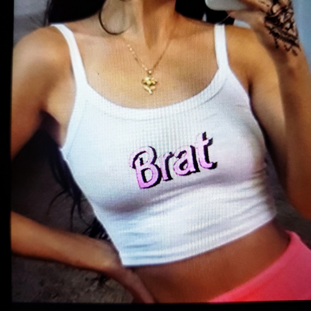 Sugar Thrillz Graphic Print  women's & junior sling tank top